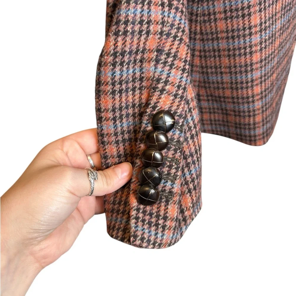 Veronica Beard Miller Plaid Dickey Jacket Preppy Chic Designer Size 6 - Picture 6 of 9